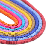 Spacer Flat Round Coin Rubber Hematite Beads for Jewelry Making