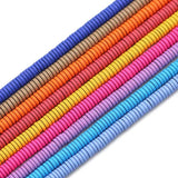 Spacer Flat Round Coin Rubber Hematite Beads for Jewelry Making