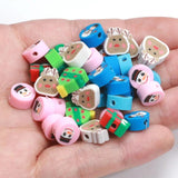 20-100pcs Christmas Polymer Clay Spacer Beads For DIY Jewelry Making