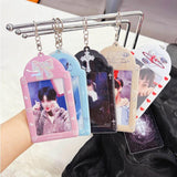 K-pop Idol Keychain Photo Holder Charm