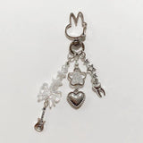Rabbit Keychain Car Keys Women Accessories Keychains Crafts