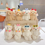 Plush Rabbit Bear Doll Keyring Y2K Keychain Bag Charm Wedding Gift