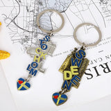 Sweden Flag Stockholm Symbolic Architecture Pendant Key Ring