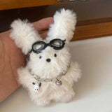 Pilot Rabbit Doll Keychain Bag Charms Toy Car Keyring