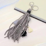 Boho Keychain for Women Multilayer Tassel Shell Key Chain Car Accessories