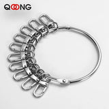 Large Spring Opening Circle Key Ring Landlord Key Chain