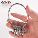 Large Spring Opening Circle Key Ring Landlord Key Chain