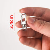 Large Spring Opening Circle Key Ring Landlord Key Chain