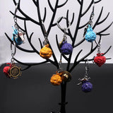 Anime One Piece Keychain Straw Hat Luffy Ace Devil Fruit Metal Trinket Toys