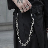 Long Trousers Hipster Key Chains Punk Street Big Ring Key Chain