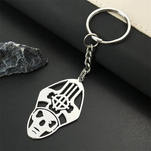 Pope Stainless Steel Keychain Ghost BC Nameless Ghoul Rock Band Symbol N3004