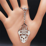 Pope Stainless Steel Keychain Ghost BC Nameless Ghoul Rock Band Symbol N3004
