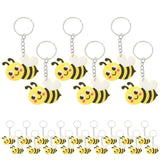 24pcs Cartoon Bee Pendant Keychain Bags Pendant
