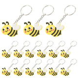 24pcs Cartoon Bee Pendant Keychain Bags Pendant