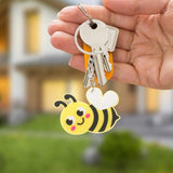 24pcs Cartoon Bee Pendant Keychain Bags Pendant