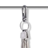 8Pcs Gourd Buckle Keychains Climbing Hook Stainless Steel Carabiner Keychain