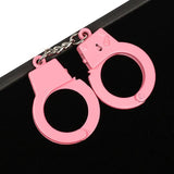 Handcuffs Keychain Punk Men Women Silver Key Ring Couple Gift