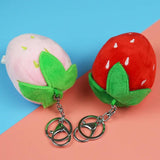 Strawberry Doll Plush Key Chain Toy Bag Ornament