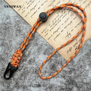 Adjustable Heavy Metal Lanyard Keychain