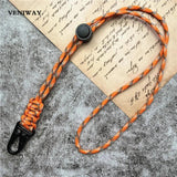 Adjustable Heavy Metal Lanyard Keychain