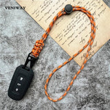 Adjustable Heavy Metal Lanyard Keychain