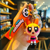 Anime Cartoon Girls Butterfly Keychain Pendant