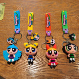 Anime Cartoon Girls Butterfly Keychain Pendant