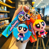 Anime Cartoon Girls Butterfly Keychain Pendant