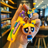 Anime Cartoon Girls Butterfly Keychain Pendant