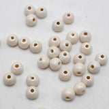 500pcs Luster Wood Beads 6mm Wooden Beads Easter Spring DIY Craft Jewelry Making