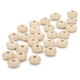 200pcs Natural Wooden Beads 12X6mm DIY Jewelry Making Finding