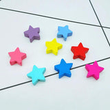 100pcs Wooden Beads Multicolor DIY Jewelry Accessories