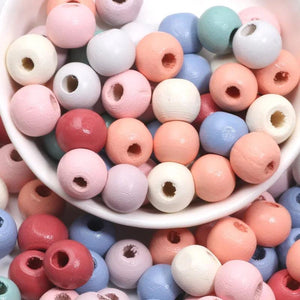 Natural Wood Beads 8 10 14mm 50-200pcs for Jewelry Making