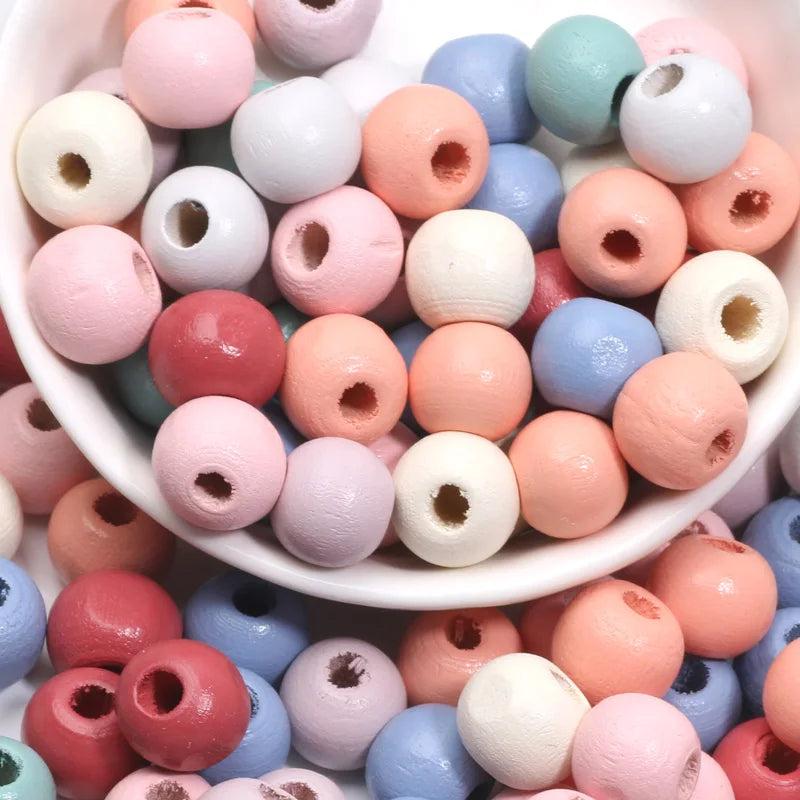 Natural Wood Beads 8 10 14mm 50-200pcs for Jewelry Making