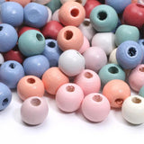 Natural Wood Beads 8 10 14mm 50-200pcs for Jewelry Making