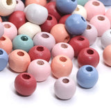 Natural Wood Beads 8 10 14mm 50-200pcs for Jewelry Making