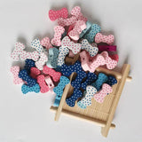 50Pcs Colorful Bow-Knot Wooden Beads - Kids Crafts Decorations