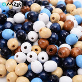 10mm Candy Oval Wooden Beads for Jewelry Making