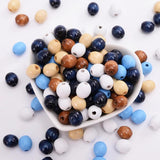 10mm Candy Oval Wooden Beads for Jewelry Making