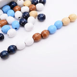 10mm Candy Oval Wooden Beads for Jewelry Making