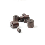 6mm/8mm/10mm/12mm Brown Red Cylinder Wooden Beads