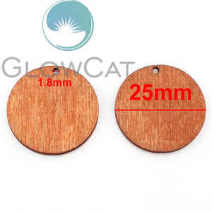 50x Wooden Beads Half Round for Necklace Craft Unfinished Jewelry Making