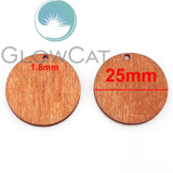 50x Wooden Beads Half Round for Necklace Craft Unfinished Jewelry Making