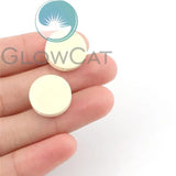 50x Wooden Beads Half Round for Necklace Craft Unfinished Jewelry Making
