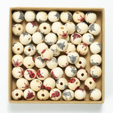 20pcs 16mm Christmas Tree Elk Beads DIY Decoration Jewelry Accessories