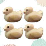 Natural Wooden Beads Duck Spacer Necklace Bracelets Charms DIY Jewelry Making