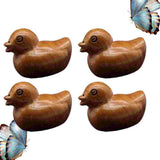 Natural Wooden Beads Duck Spacer Necklace Bracelets Charms DIY Jewelry Making