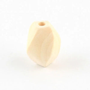 20Pcs 20x17mm Geometric Wood Beads for Jewelry Making