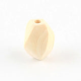 20Pcs 20x17mm Geometric Wood Beads for Jewelry Making