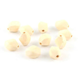 20Pcs 20x17mm Geometric Wood Beads for Jewelry Making